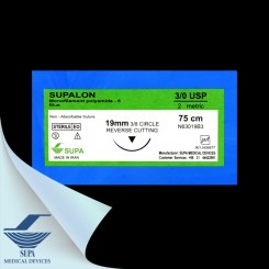 نخ بخیه نایلون 3.0 ریورس کات 19 - سوپا